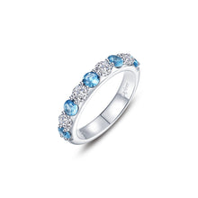 Load image into Gallery viewer, Blue Topaz Divine Band-R0558BTP