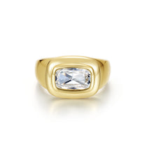 Load image into Gallery viewer, Double Bezel Signet Ring-R0581CLG