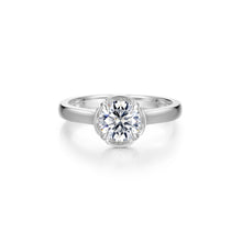 Load image into Gallery viewer, Blossom Cradle Solitaire Ring-R0586CLP