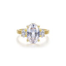 Load image into Gallery viewer, Aurora Three-Stone Oval Ring-R2045CLG