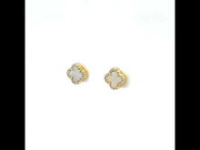 Load and play video in Gallery viewer, 0.4 CTW Halo Stud Earrings-E0609MPG