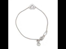 Load and play video in Gallery viewer, Reversible Cut-out Heart Bracelet-B0202CLP