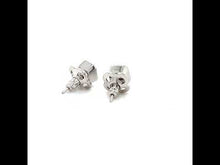 Load and play video in Gallery viewer, October Birthstone Solitaire Stud Earrings-BE008TMP