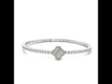 Load and play video in Gallery viewer, 2.40 CTW Flexible Tennis Bracelet-B0191MPP