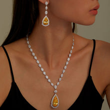 Load image into Gallery viewer, Regal Statement Drop Earrings-8E025CAP