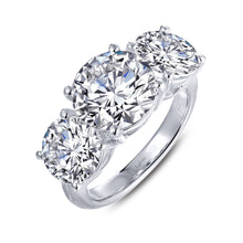 Load image into Gallery viewer, Three-Stone Engagement Ring-8R017CLP