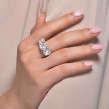 Load image into Gallery viewer, Three-Stone Engagement Ring-8R017CLP
