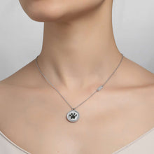 Load image into Gallery viewer, Paw Print Disc Necklace-9N027CBP