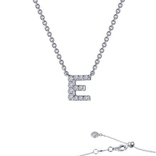 Load image into Gallery viewer, Letter E Pendant Necklace-9N085CLP