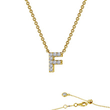 Load image into Gallery viewer, Letter F Pendant Necklace-9N086CLG