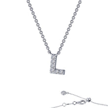 Load image into Gallery viewer, Letter L Pendant Necklace-9N092CLP