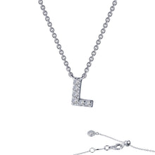 Load image into Gallery viewer, Letter L Pendant Necklace-9N092CLP