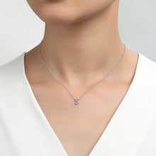 Load image into Gallery viewer, Letter S Pendant Necklace-9N099CLP