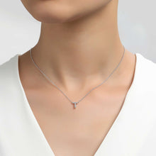 Load image into Gallery viewer, Letter T Pendant Necklace-9N100CLP