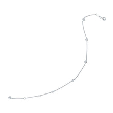 Load image into Gallery viewer, Bezel-Set Station Anklet-A0001CLP
