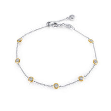Load image into Gallery viewer, 1.02 CTW Adjustable 7 Symbols of Joy Station Bracelet-B0126CLT