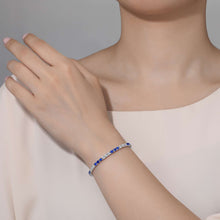 Load image into Gallery viewer, 6.27 CTW Alternating Tennis Bracelet-B2001CSP