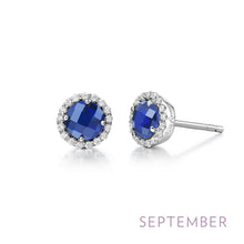 Load image into Gallery viewer, September Birthstone Earrings-BE001SAP