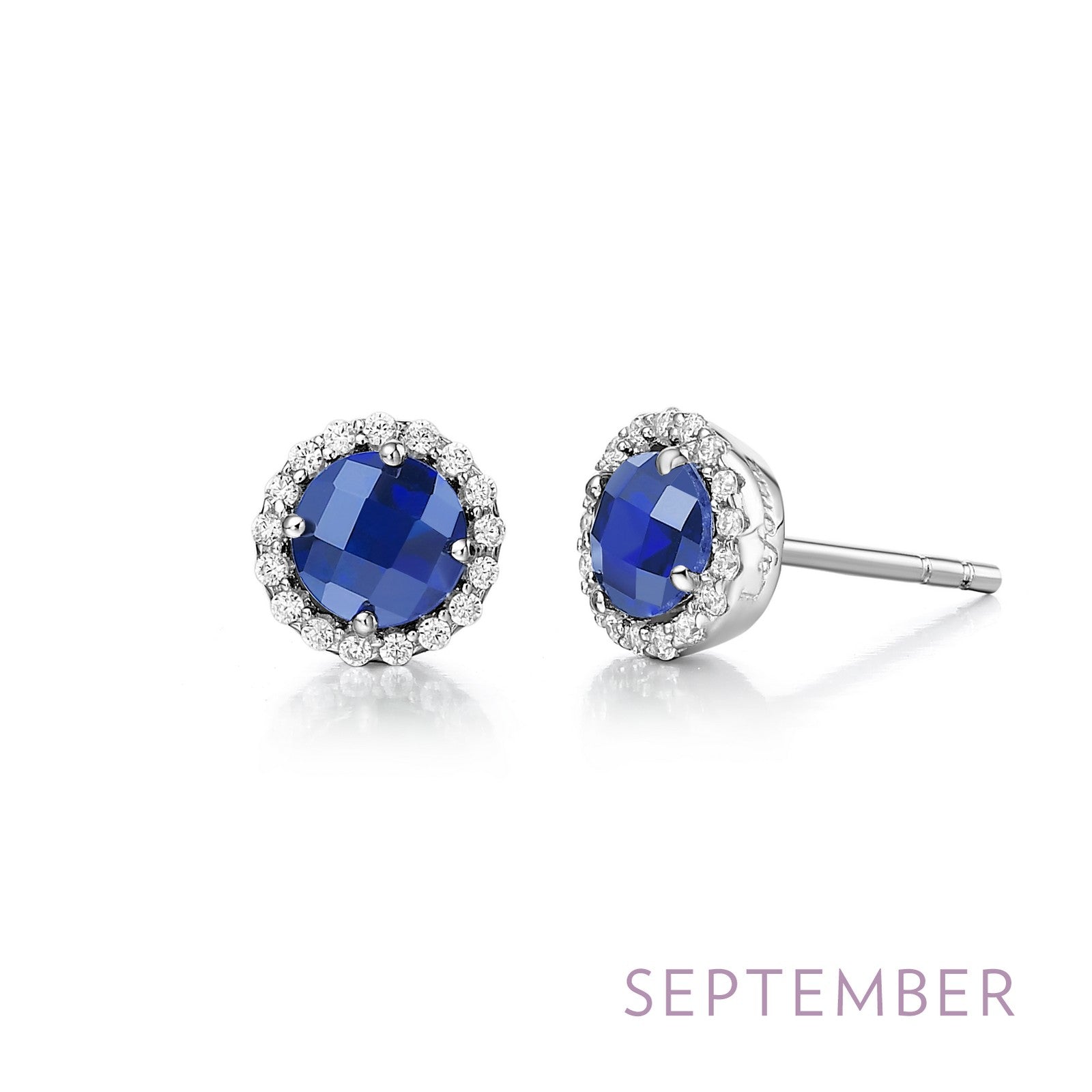 September Birthstone Earrings-BE001SAP