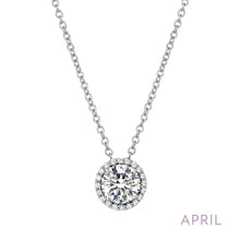 Load image into Gallery viewer, April Birthstone Necklace-BN001DAP