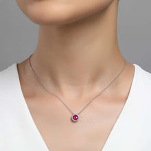Load image into Gallery viewer, July Birthstone Necklace-BN001RBP