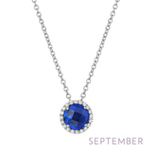 Load image into Gallery viewer, September Birthstone Necklace-BN001SAP