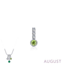 Load image into Gallery viewer, August Birthstone Love Pendant-BP002PDP