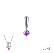 Load image into Gallery viewer, June Birthstone Love Pendant-BP004AXP