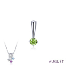 Load image into Gallery viewer, August Birthstone Love Pendant-BP004PDP