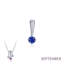 Load image into Gallery viewer, September Birthstone Love Pendant-BP004SAP