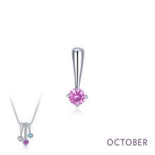 Load image into Gallery viewer, October Birthstone Love Pendant-BP004TMP