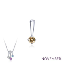 Load image into Gallery viewer, November Birthstone Love Pendant-BP004YTP