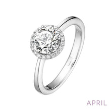 Load image into Gallery viewer, April Birthstone Ring-BR001DAP
