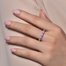 Load image into Gallery viewer, February Birthstone Ring-BR004AMP