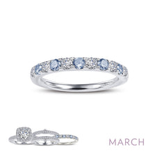 Load image into Gallery viewer, March Birthstone Ring-BR004AQP