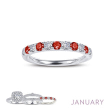 Load image into Gallery viewer, January Birthstone Ring-BR004GNP
