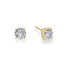 Load image into Gallery viewer, 1 CTW Solitaire Stud Earrings-E0107CLG