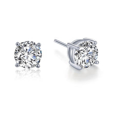 Load image into Gallery viewer, 4 CTW Solitaire Stud Earrings-E0110CLP