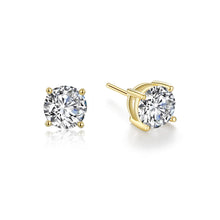Load image into Gallery viewer, 2 CTW Solitaire Stud Earrings-E0180CLG