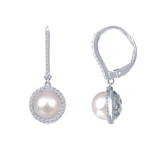 Load image into Gallery viewer, Cultured Freshwater Pearl Earrings-E0190CLP