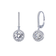 Load image into Gallery viewer, Halo Drop Earrings-E0193CLP