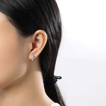 Load image into Gallery viewer, 3-Row Huggie Hoop Earrings-E0199CLP