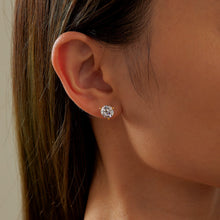 Load image into Gallery viewer, 4 CTW Solitaire Stud Earrings-E0207CLG