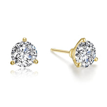 Load image into Gallery viewer, 4 CTW Solitaire Stud Earrings-E0207CLG