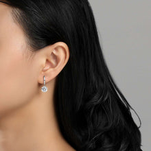 Load image into Gallery viewer, 4 CTW Frameless Drop Solitaire Earrings-E0271CLP