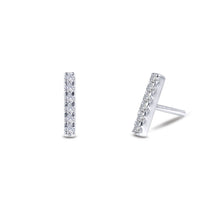 Load image into Gallery viewer, Mini Vertical Bar Stud Earrings-E0315CLP
