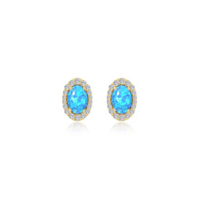 Load image into Gallery viewer, Vintage Inspired Oval Stud Earrings-E0323BOG