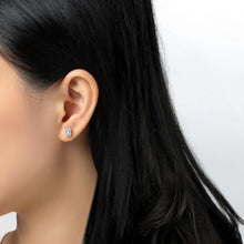 Load image into Gallery viewer, 0.52 CTW Halo Stud Earrings-E0325CLP