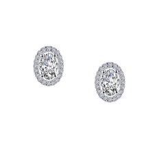 Load image into Gallery viewer, 1.26 CTW Halo Stud Earrings-E0326CLP