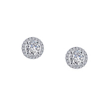 Load image into Gallery viewer, 1.3 CTW Halo Stud Earrings-E0328CLP